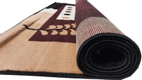 Carpets Super Soft Acrylic Touch Kalin & Rugs Royal Look Carpet |for Bedroom| Living Room - Black, 5x7