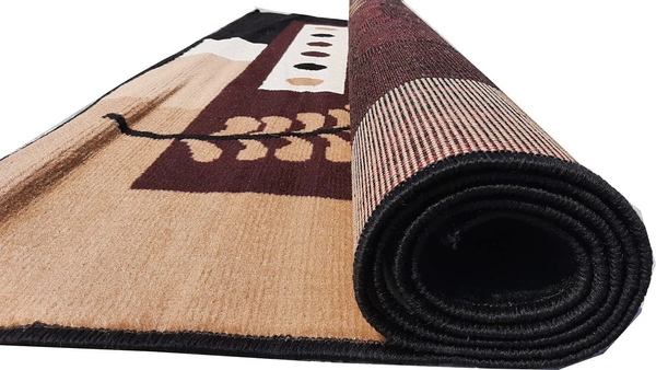 Carpets Super Soft Acrylic Touch Kalin & Rugs Royal Look Carpet |for Bedroom| Living Room - Black, 5x7