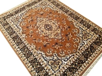 Carpets Super Soft Acrylic Touch Kalin & Rugs Royal Look Carpet |for Bedroom| Living Room - gold, 5x7