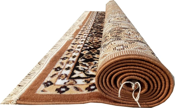 Carpets Super Soft Acrylic Touch Kalin & Rugs Royal Look Carpet |for Bedroom| Living Room - gold, 5x7
