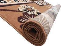 Carpets Super Soft Acrylic Touch Kalin & Rugs Royal Look Carpet |for Bedroom| Living Room - gold, 5x7