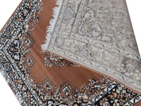 Carpets Super Soft Acrylic Touch Kalin & Rugs Royal Look Carpet |for Bedroom| Living Room - gold, 5x7