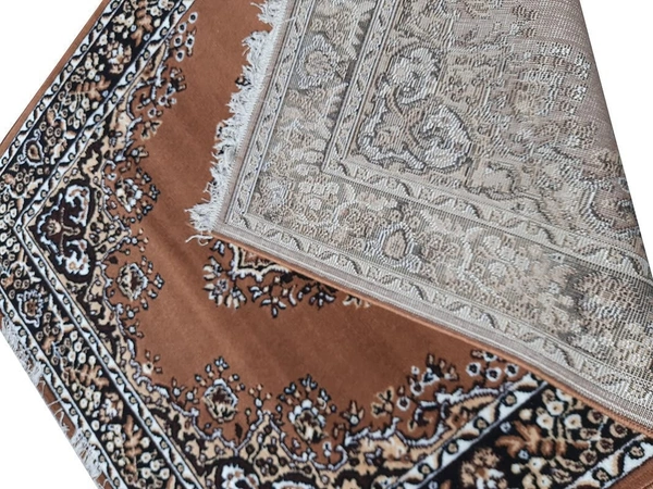Carpets Super Soft Acrylic Touch Kalin & Rugs Royal Look Carpet |for Bedroom| Living Room - gold, 5x7