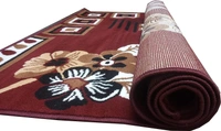 Carpets Super Soft Acrylic Touch Kalin & Rugs Royal Look Carpet |for Bedroom| Living Room - brown, 5x7