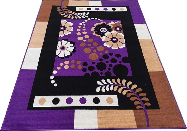 Carpets Super Soft Acrylic Touch Kalin & Rugs Royal Look Carpet |for Bedroom| Living Room - super blue, 5x7