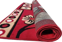 Carpets Super Soft Acrylic Touch Kalin & Rugs Royal Look Carpet |for Bedroom| Living Room - red, 5x7
