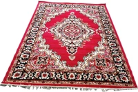 Carpets Super Soft Acrylic Touch Kalin & Rugs Royal Look Carpet |for Bedroom| Living Room - Red, 5x7