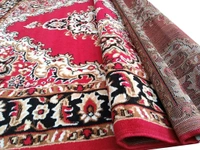 Carpets Super Soft Acrylic Touch Kalin & Rugs Royal Look Carpet |for Bedroom| Living Room - Red, 5x7