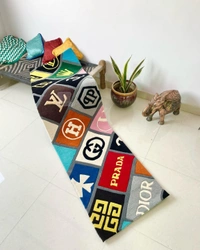 Handmade Modern Custom Design Woollen Carpets For Living Room - multi, Custom
