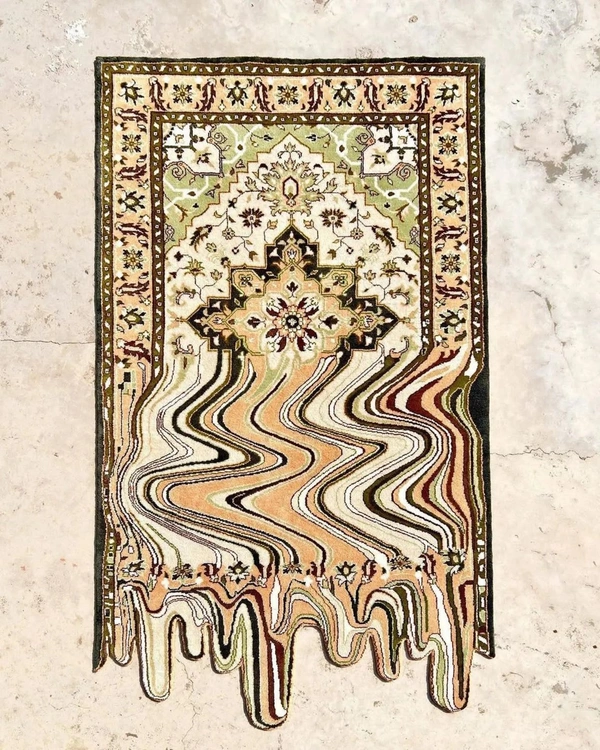 Handmade Modern Custom Design Woollen Carpets For Living Room - multi, Custom