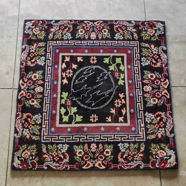 Handmade Modern Custom Design Woollen Carpets For Living Room - multi, Custom