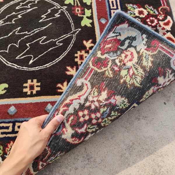 Handmade Modern Custom Design Woollen Carpets For Living Room - multi, Custom