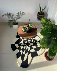 Handmade Modern Custom Design Woollen Carpets For Living Room - multi, Custom