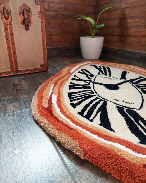 Handmade Modern Custom Design Woollen Carpets For Living Room - multi, Custom