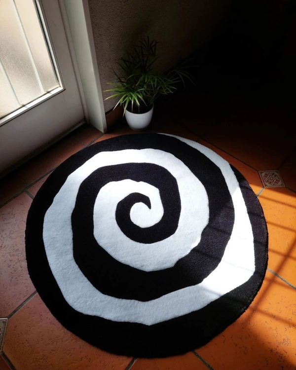 Handmade Modern Custom Design Woollen Carpets For Living Room - multi, Custom