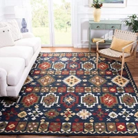 Handmade Modern Design Woollen Carpets For Living Room - multi