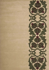 Handmade Modern Design Woollen Carpets For Living Room - beige