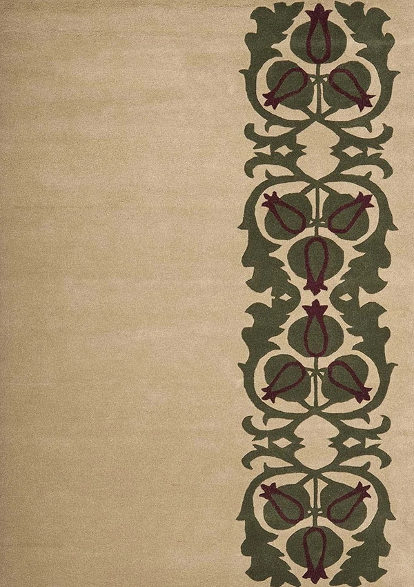 Handmade Modern Design Woollen Carpets For Living Room - beige