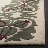 Handmade Modern Design Woollen Carpets For Living Room - beige
