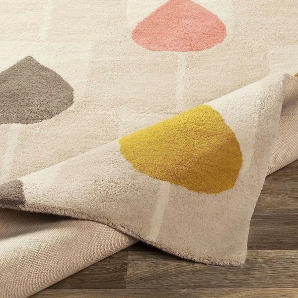 Handmade Modern Design Woollen Carpets For Living Room - multi