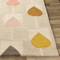 Handmade Modern Design Woollen Carpets For Living Room - multi