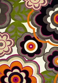 Handmade Modern Design Woollen Carpets For Living Room - multi