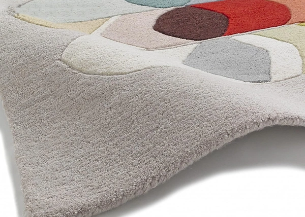 Handmade Modern Design Woollen Carpets For Living Room - multi