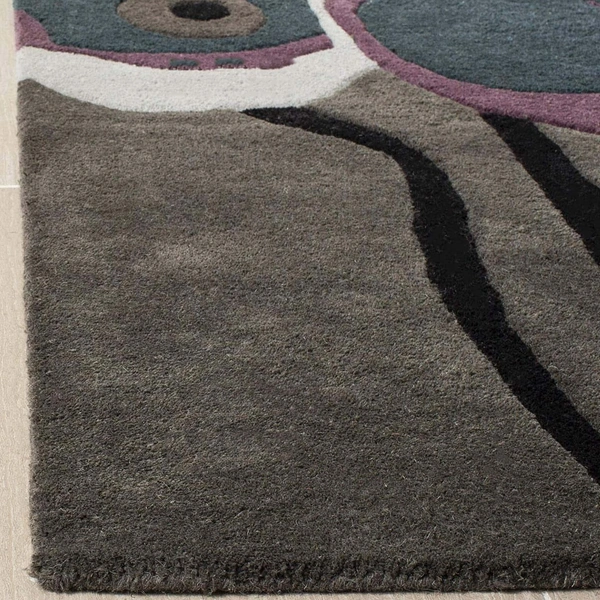 Handmade Modern Design Woollen Carpets For Living Room - Dove Gray