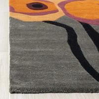 Handmade Modern Design Woollen Carpets For Living Room - Dove Gray
