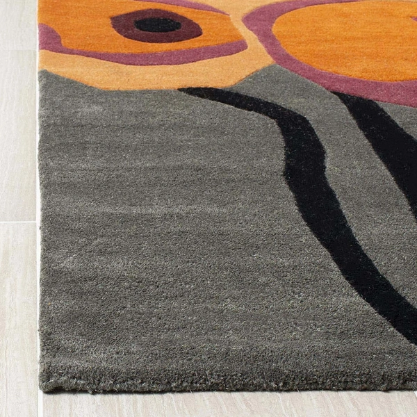 Handmade Modern Design Woollen Carpets For Living Room - Dove Gray
