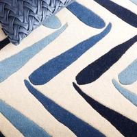 Handmade Modern Design Woollen Carpets For Living Room - multi