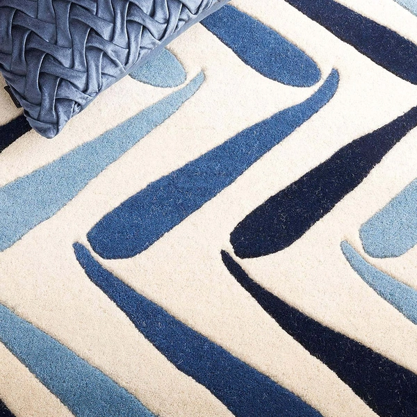 Handmade Modern Design Woollen Carpets For Living Room - multi
