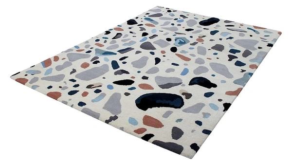 Handmade Modern Design Woollen Carpets For Living Room - multi