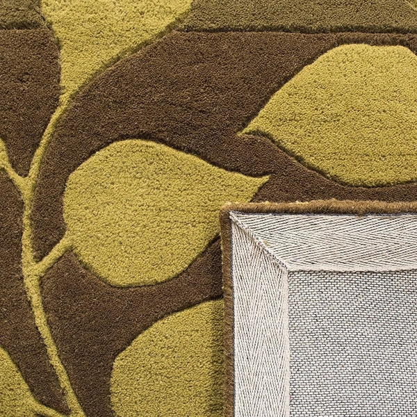 ALAM RUGS Handmade Modern Design Woollen Carpets For Living Room - multi