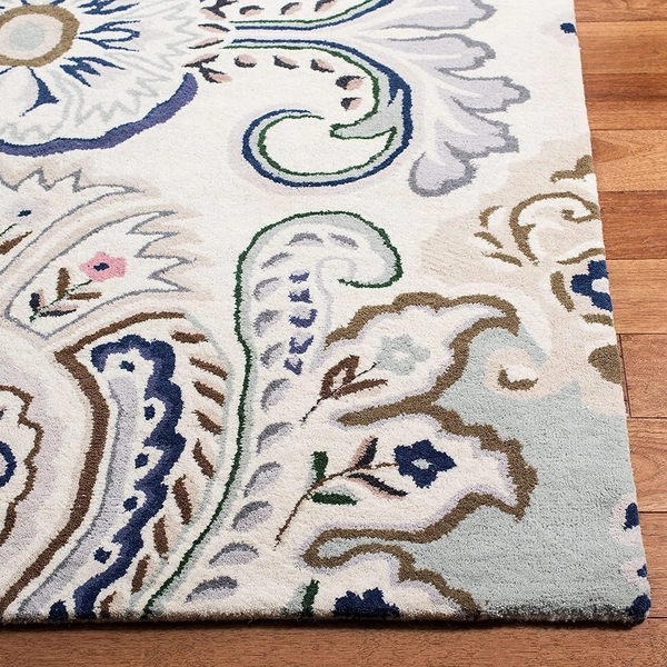 ALAM RUGS Handmade Modern Design Woollen Carpets For Living Room - multi