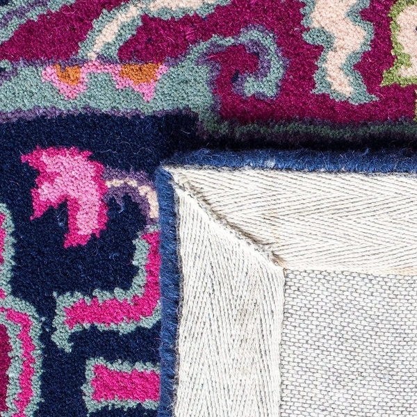 ALAM RUGS Handmade Traditional Design Woollen Carpets For Living Room - multi