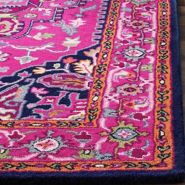 ALAM RUGS Handmade Traditional Design Woollen Carpets For Living Room - multi