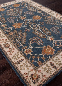 ALAM RUGS Handmade Traditional Design Woollen Carpets For Living Room - multi