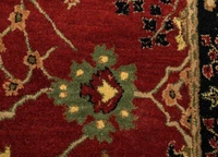 ALAM RUGS Handmade Traditional Design Woollen Carpets For Living Room - multi