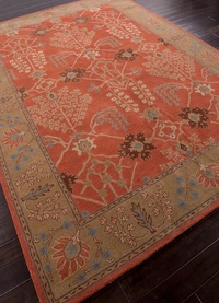 ALAM RUGS Handmade Traditional Design Woollen Carpets For Living Room - multi
