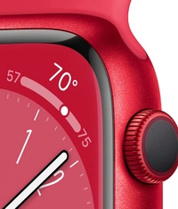 Apple Watch Series 8 GPS 45mm (Product) RED Aluminium Case with (Product) RED Sport Band - Regular