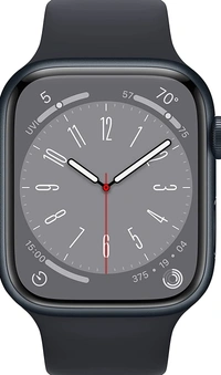 Apple Watch Series 8 GPS 45mm Midnight Aluminium Case with Midnight Sport Band - Regular