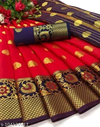 Aagyeyi Pretty Banarasi Silk Sarees