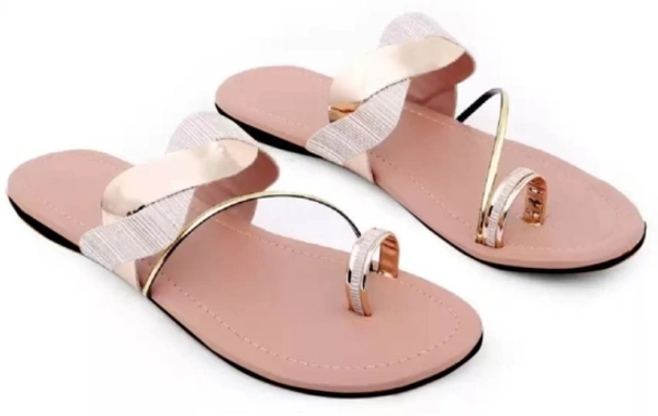 Women Pink Flags Sendal - 5