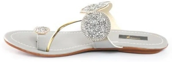 Women Grey Flats - 4