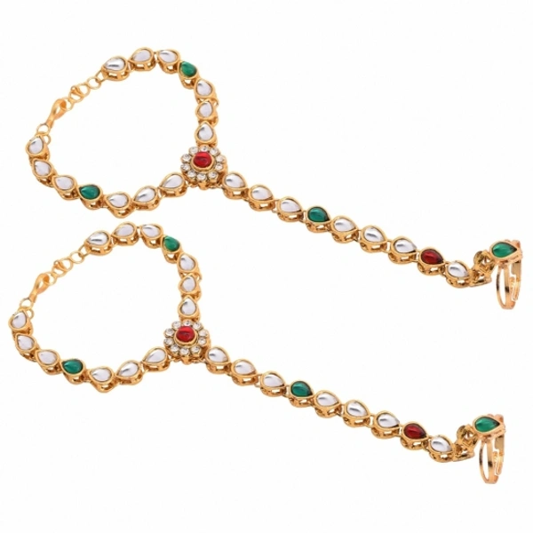 Alloy Gold-plated Ring Bracelet