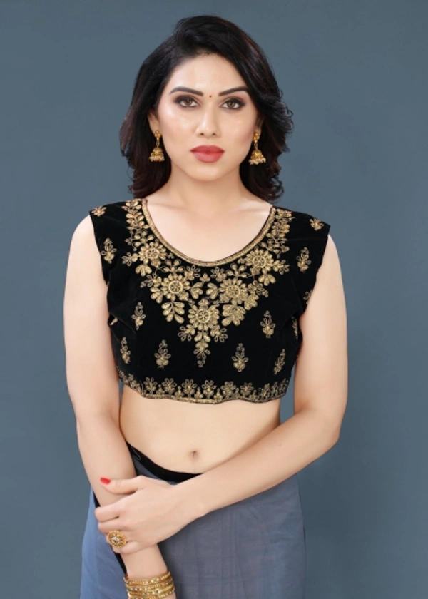 Self Design Fashion Net Saree (Grey) - White