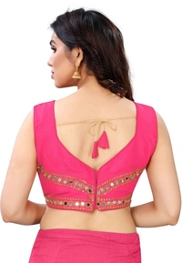 Women Round Neck Short Sleeve Blouse