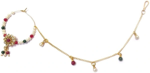 nath01-55-fool-latkan Gold-plated Plated Alloy, Brass Nathiya