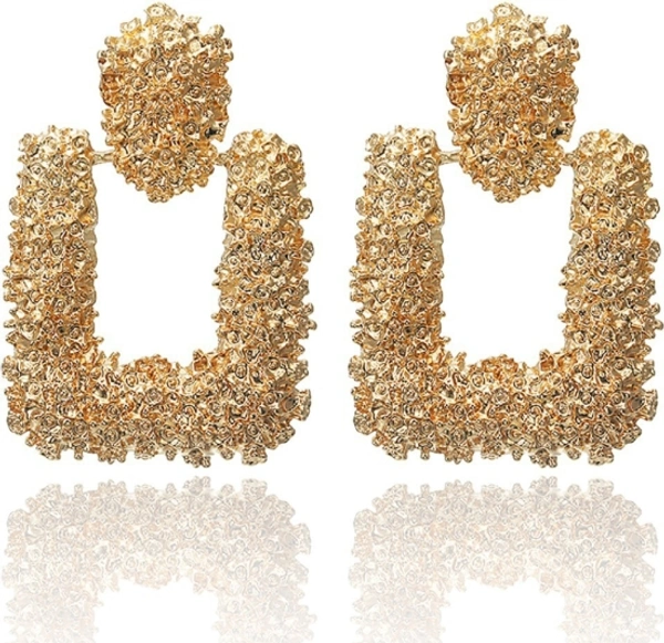 Trendy Gold Alloy Drops & Danglers